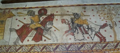combat de Guillaume d`Aquitaine et du géant Isoré